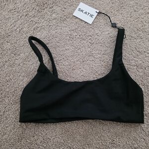 Skatie Black Bikini Top MYA Style